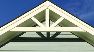 engineered wood trim feature