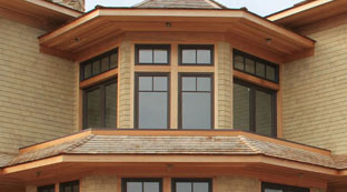 wood trim feature